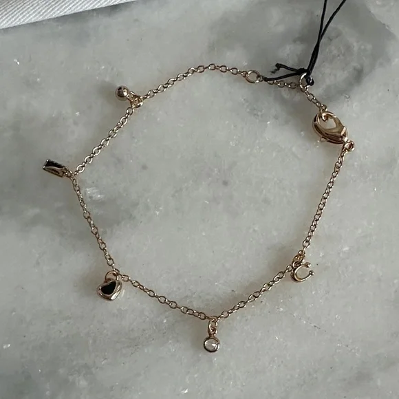 Coach Gold Charm Bracelet - Picture 2 of 5